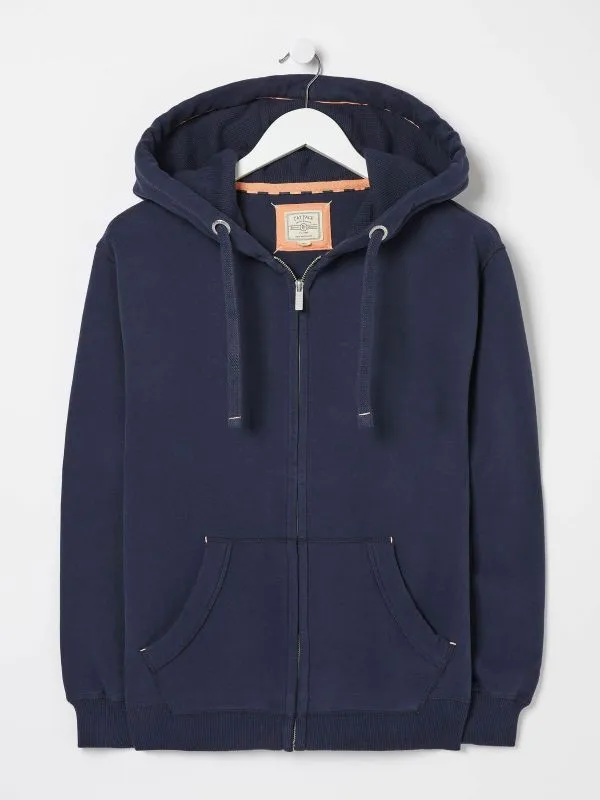 Fat Face Sweatshirts and Hoodies Women Amy Blue Navy Zip Through Hoodie