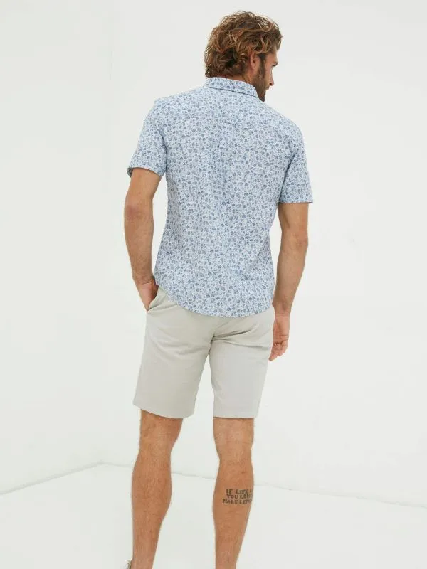 Fat Face Tall Collection Men Grey Mawes Chinos Shorts