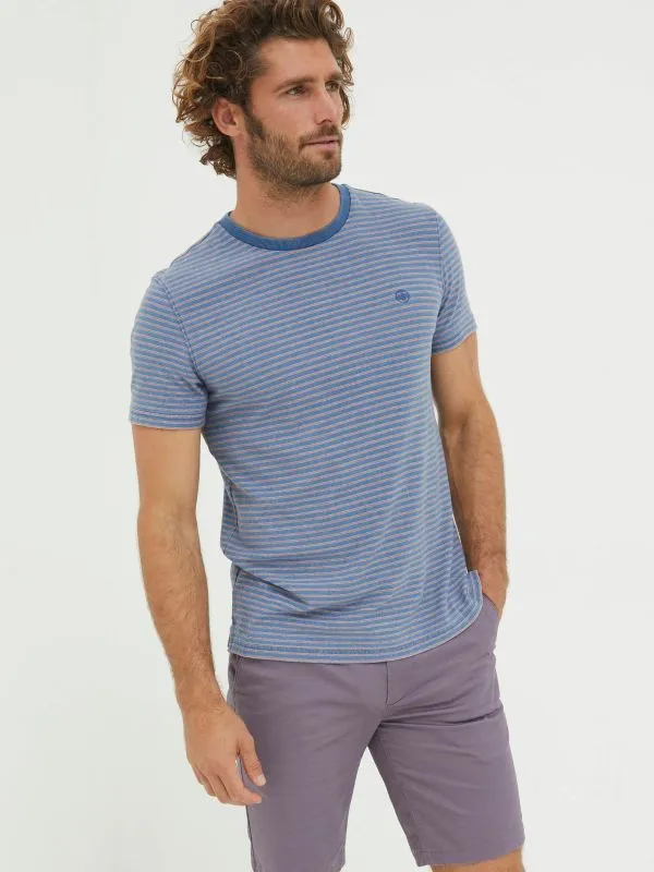 Fat Face Tall Collection Men Purple Mawes Chinos Shorts