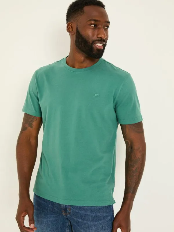 Fat Face Tops and TShirts Men Lulworth Light Teal TShirt