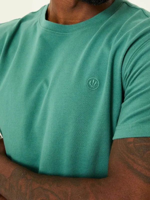 Fat Face Tops and TShirts Men Lulworth Light Teal TShirt