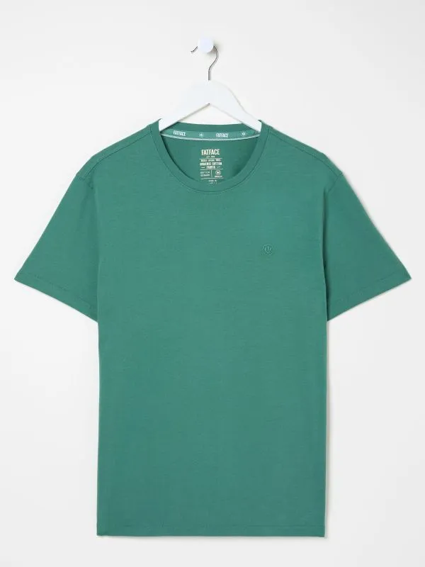 Fat Face Tops and TShirts Men Lulworth Light Teal TShirt