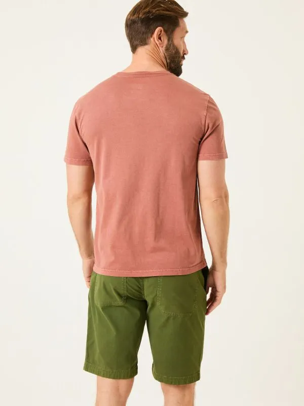 Fat Face Tops and TShirts Men Lulworth Rust Brown TShirt