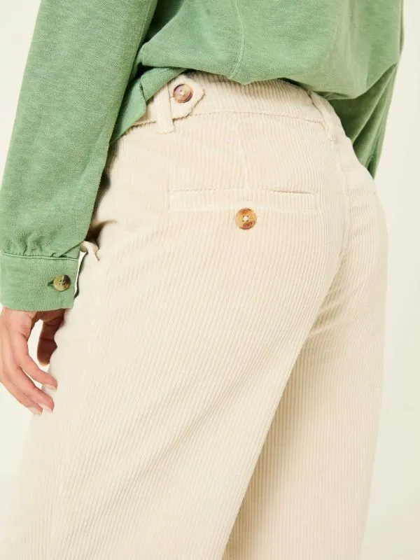 Fat Face Trousers and Leggings Women Cinnamon Natural Cord Trousers