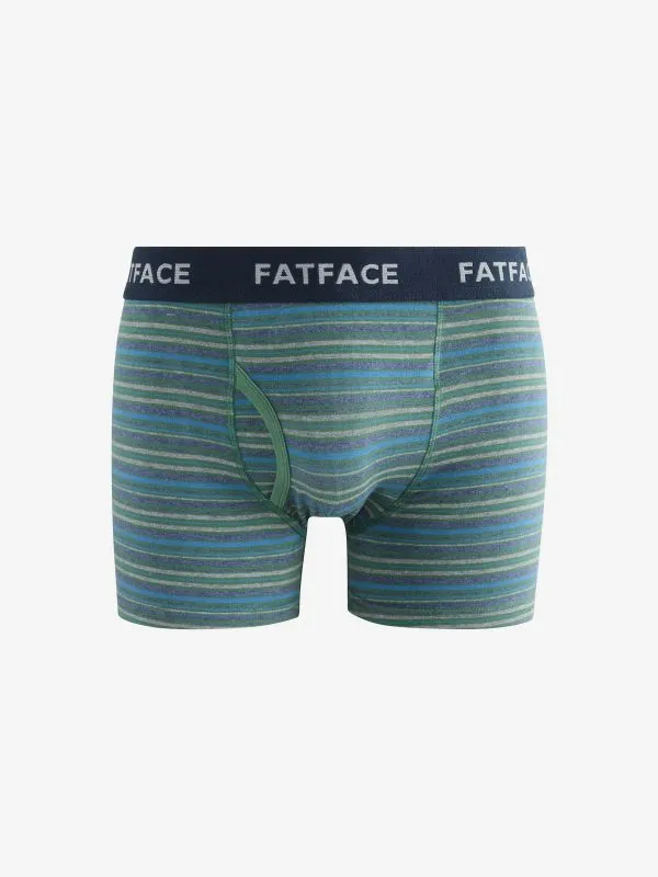 Fat Face Underwear Men Khaki Green Bembridge Boxers 2 Pack