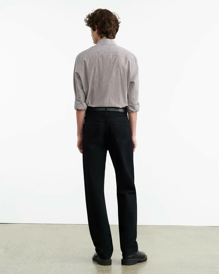 FINN SHIRT Mini Brown Stripe Shirts Nili Lotan Men