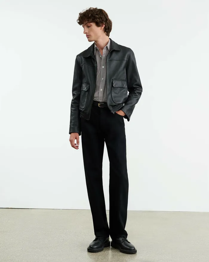 FINN SHIRT Mini Brown Stripe Shirts Nili Lotan Men
