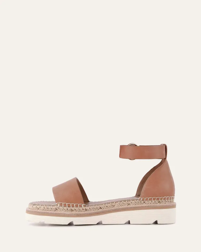 FLAT SANDALS Women jomercer Ivy flat sandals tan leather FLAT SANDALS Women jomercer Ivy flat sandals tan leather