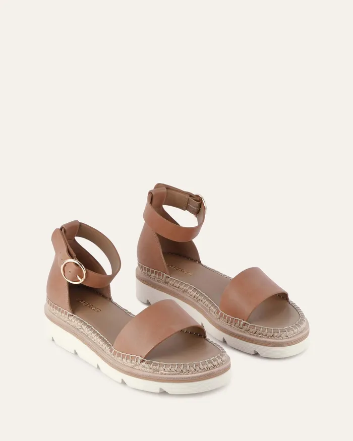 FLAT SANDALS Women jomercer Ivy flat sandals tan leather FLAT SANDALS Women jomercer Ivy flat sandals tan leather