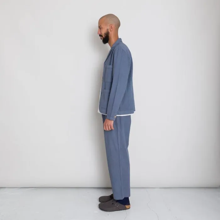 Folk Clothing Outerwear Wide Fit Blazer 8211 Soft Blue 8211 Mens