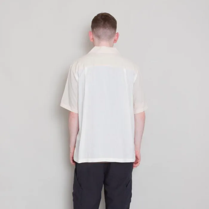 Folk Clothing Shirts 2 Tone Soft Collar Shirt 8211 Chalk 8211 Mens
