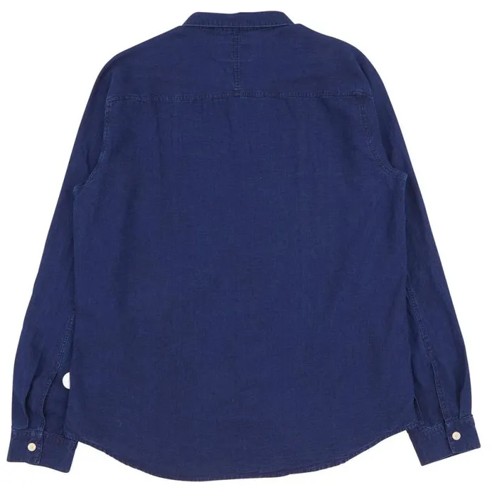 Folk Clothing Shirts Prism Overshirt 8211 Indigo 8211 Mens