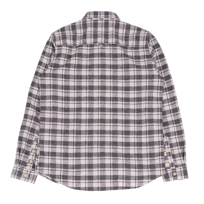Folk Clothing Shirts Relaxed Fit Shirt 8211 Ecru Black Check 8211 Mens