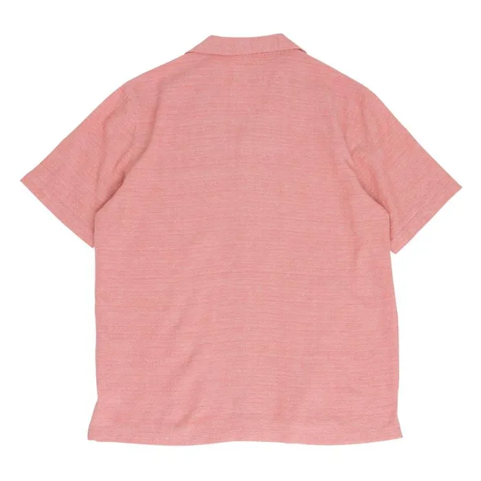 Folk Clothing Shirts SS Soft Collar Shirt 8211 Coral Texture 8211 Mens
