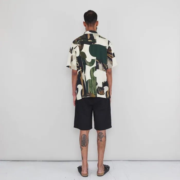 Folk Clothing Shorts Wide Fit Short 8211 Soft Black 8211 Mens