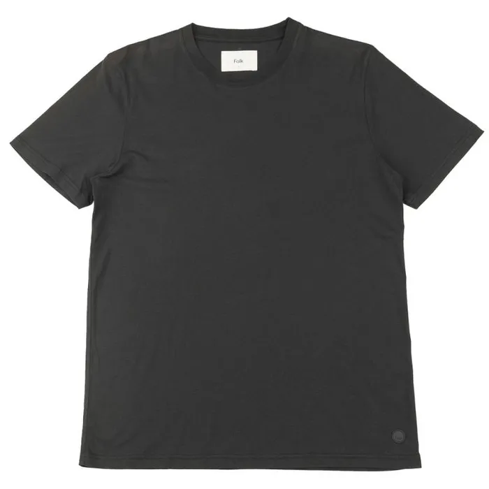 Folk Clothing TShirts Assembly Tee 8211 Black 8211 Mens