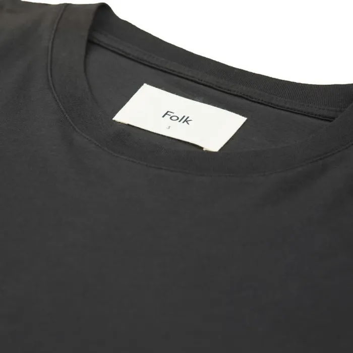 Folk Clothing TShirts Assembly Tee 8211 Black 8211 Mens