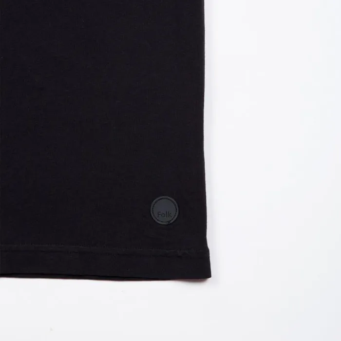 Folk Clothing TShirts Assembly Tee 8211 Black 8211 Mens