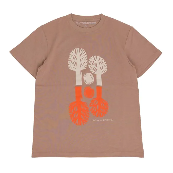 Folk Clothing TShirts Organic Cotton Tee 8211 Oak 8211 Tree Lake 8211 Mens