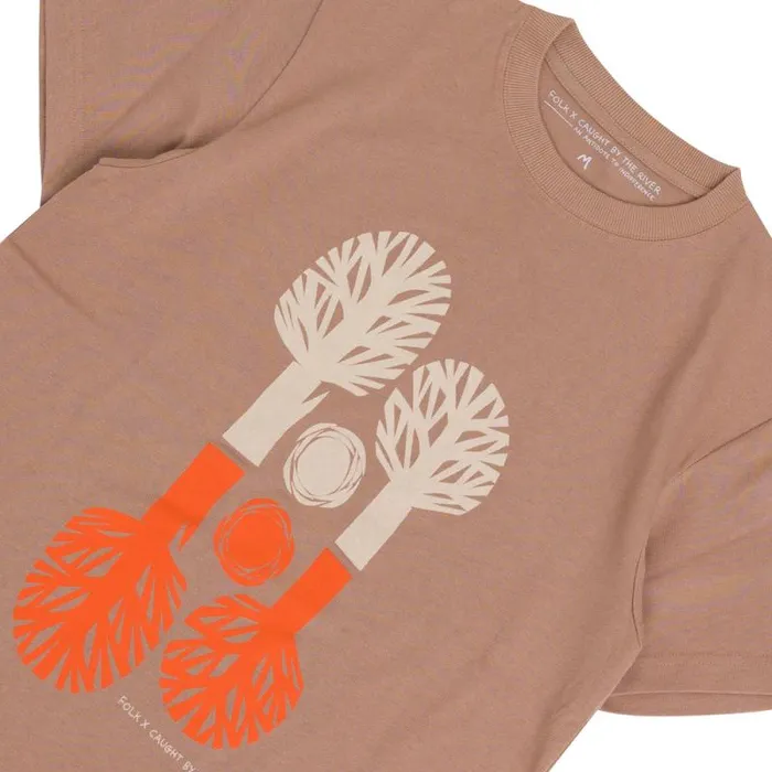 Folk Clothing TShirts Organic Cotton Tee 8211 Oak 8211 Tree Lake 8211 Mens