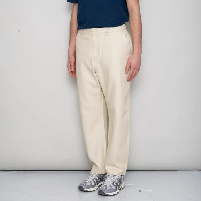 Folk Clothing Trousers Barrel Leg Pant 8211 Stone Hemp Canvas 8211 Mens