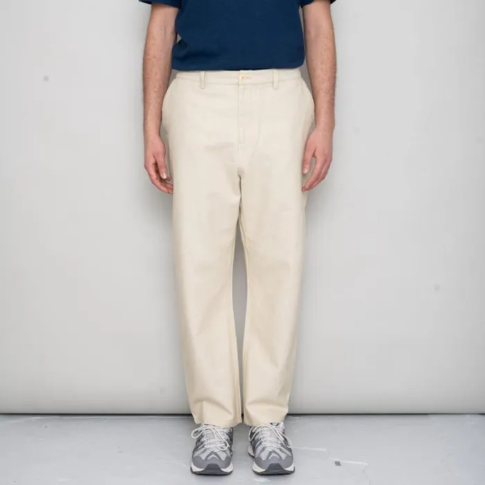 Folk Clothing Trousers Barrel Leg Pant 8211 Stone Hemp Canvas 8211 Mens