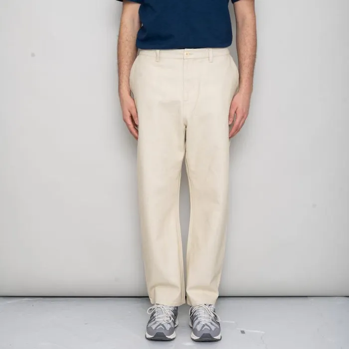 Folk Clothing Trousers Barrel Leg Pant 8211 Stone Hemp Canvas 8211 Mens