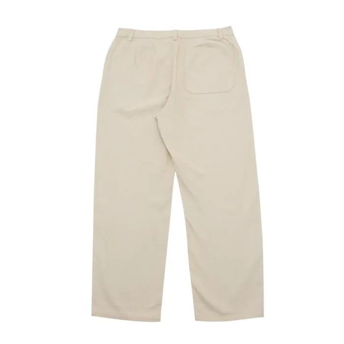 Folk Clothing Trousers Barrel Leg Pant 8211 Stone Hemp Canvas 8211 Mens