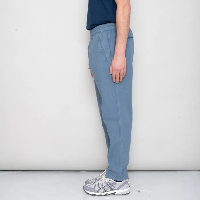 Folk Clothing Trousers Cotton Linen Trouser Drawcord 8211 Woad 8211 Mens