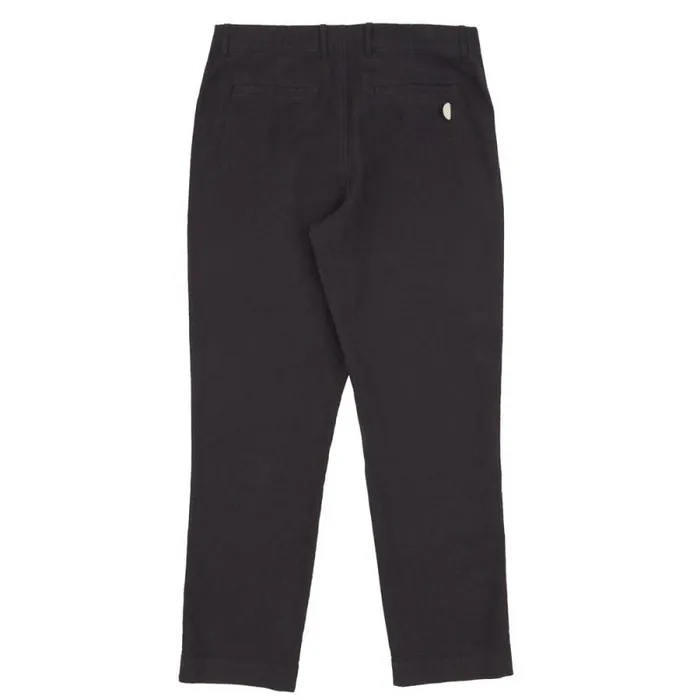 Folk Clothing Trousers Lean Assembly Pant 8211 Soft Black Linen 8211 Mens