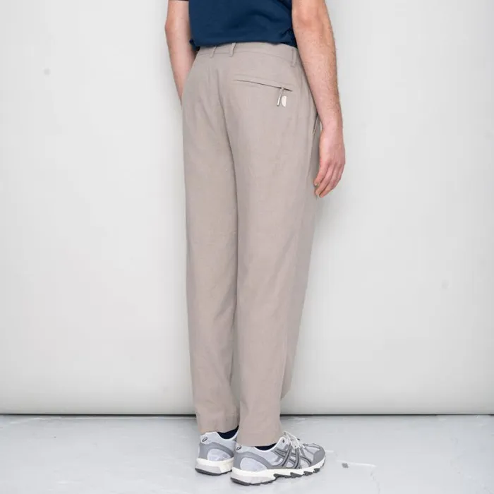 Folk Clothing Trousers Signal Pant 8211 Mushroom Linen 8211 Mens