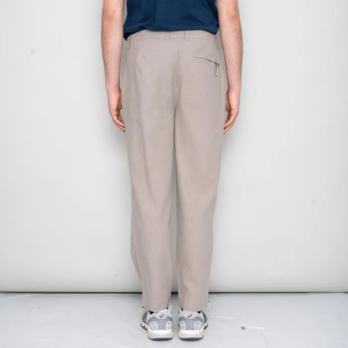 Folk Clothing Trousers Signal Pant 8211 Mushroom Linen 8211 Mens
