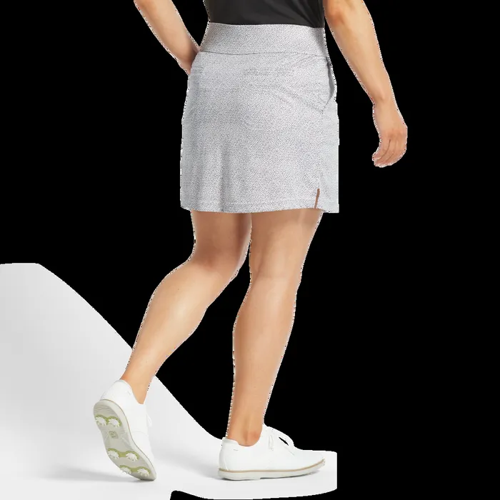 FootJoy Skorts and Shorts Women Performance Knit Skort Black White Dot Print