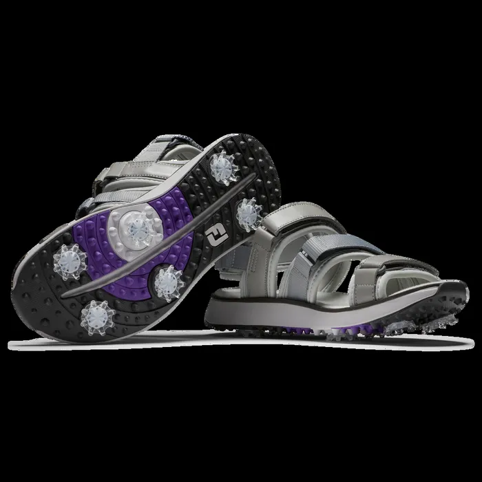 FootJoy Spiked Women Golf Sandal Grey FootJoy Spiked Women Golf Sandal Grey