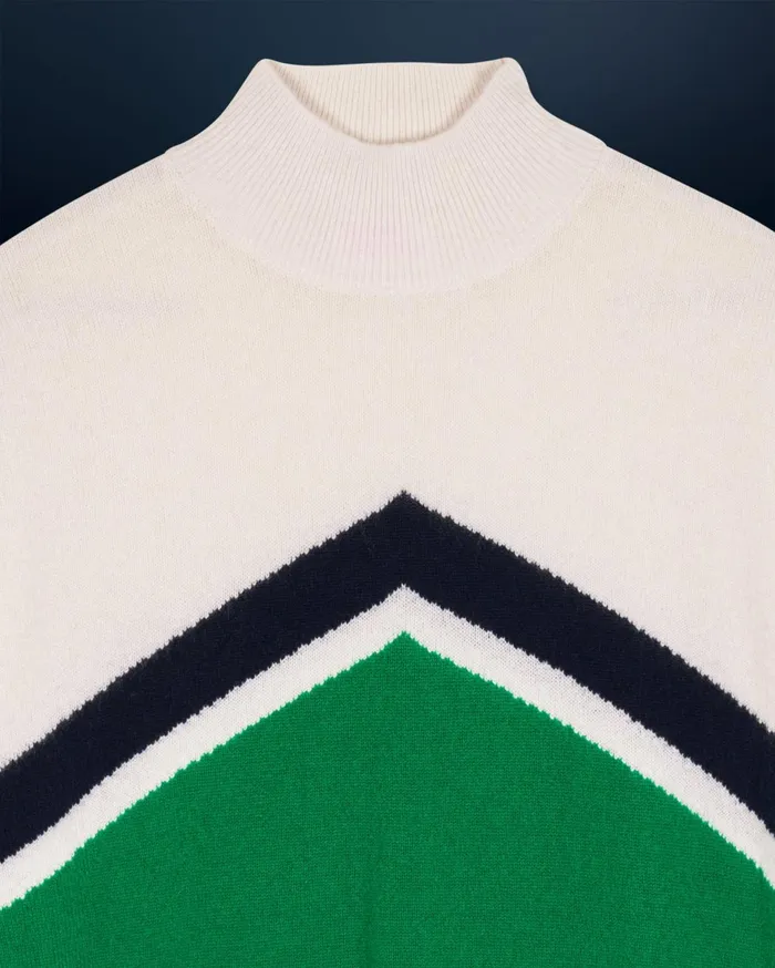 From Future Cashmere Sweaters Women Mock Neck Sweater Mountain Green