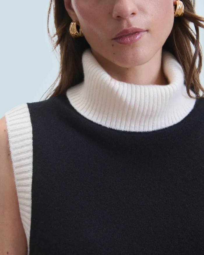 From Future Cashmere Sweaters Women Sleeveless Sweater Black