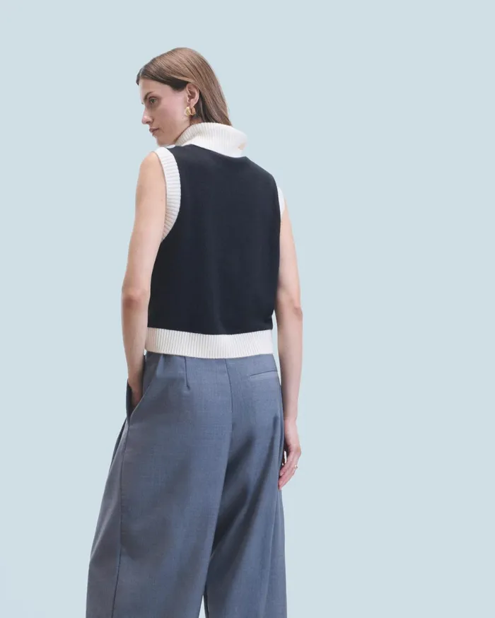 From Future Cashmere Sweaters Women Sleeveless Sweater Black