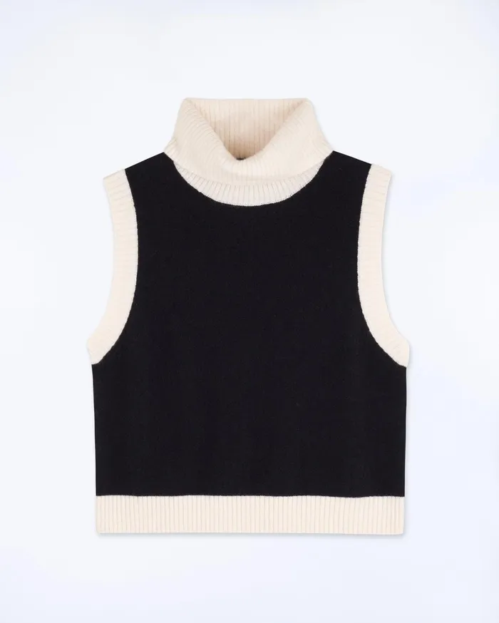 From Future Cashmere Sweaters Women Sleeveless Sweater Black