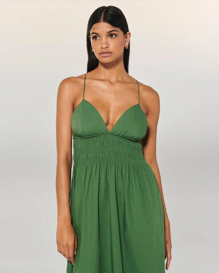 From Future Dresses and Jumpsuits Women Liah Long Strap Dress Khaki