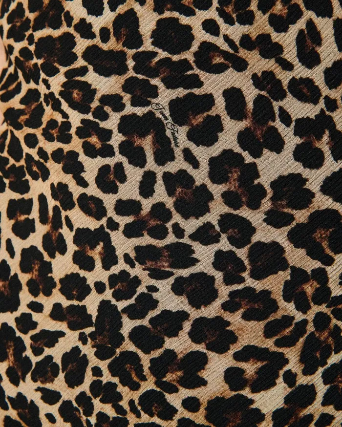 From Future Dresses and Jumpsuits Women Long Chiffon Strap Dress Winter Leopard