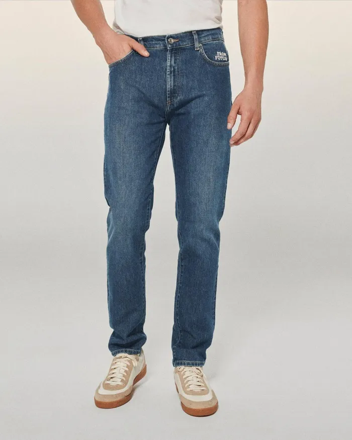 From Future Jeans Men Slim Fit Jacob Jeans Light Blue