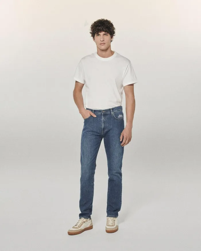 From Future Jeans Men Slim Fit Jacob Jeans Light Blue