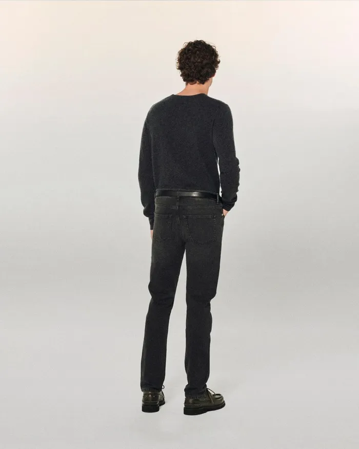 From Future Jeans Men Slim Fit Jacob Jeans Washed Black