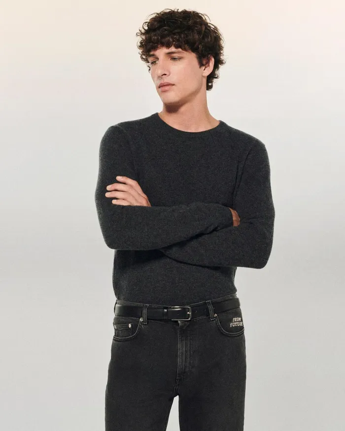 From Future Jeans Men Slim Fit Jacob Jeans Washed Black