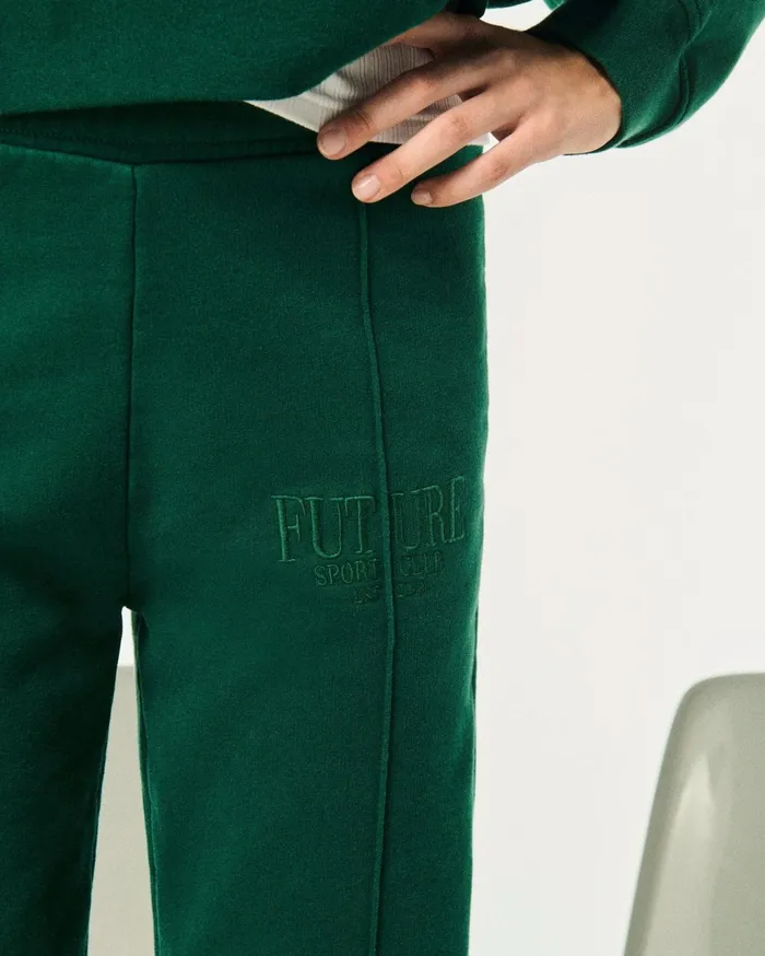 From Future Joggers Women Straight Joggers College Green