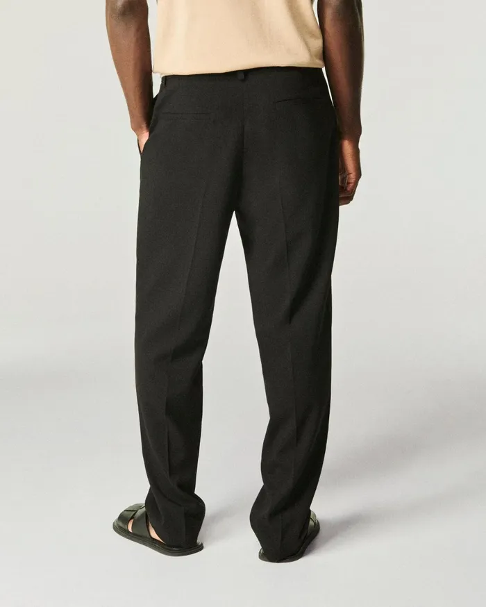 From Future Pants Men Tailoring Straight Pants Black