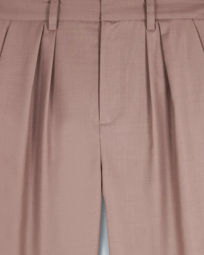 From Future Pants Women Wide Tailoring Trousers Taupe