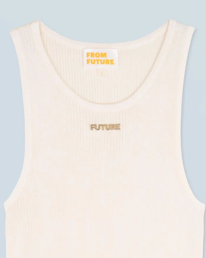 From Future Shirts TShirts and Tops Women Tank Top White