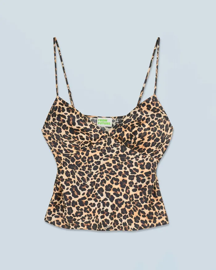 From Future Shirts TShirts and Tops Women Top Caraco Winter Leopard