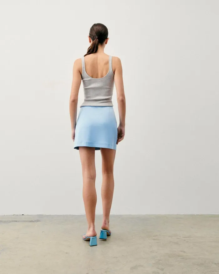 From Future Skirts Women Mini Skirt Baby Blue